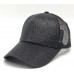 NEW CC Messy Bun Ponytail Adjustable Glitter Mesh Baseball Cap Hat $25  eb-73790817